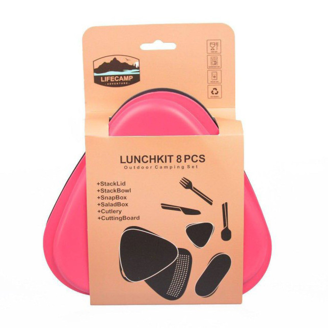 ست 8 تکه LIFE CAMP مدل LUNCHKIT
