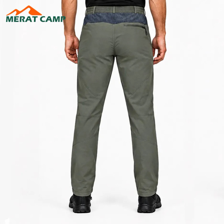 شلوار کوهنوردی Outdoor Adventure مدل TG 580 رنگ سبز از پشت ژورنالی